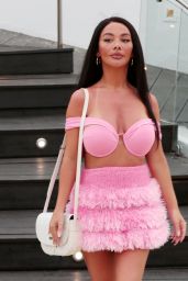 Chelsee Healey Wearing a Garish Pink Outfit - Liverpool 07/06/2023