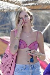 Chiara Ferragni on the Beach in Mykonos 07/15/2023