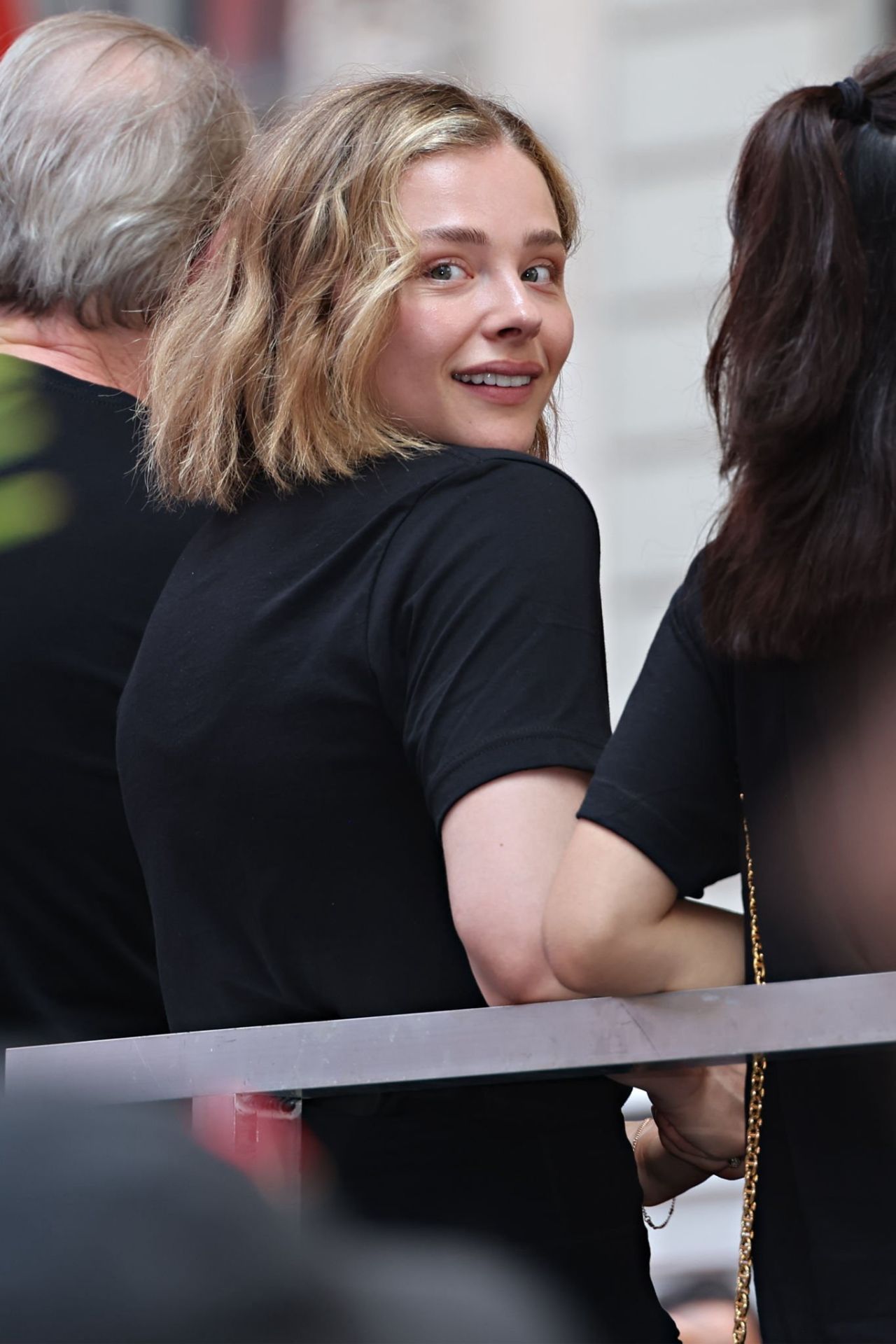 July 24, 2023, New York City, New York, USA: Actor CHLOE GRACE MORETZ seen  at SAG-AFTRA's ˜Rock the City for a Fair Contract' Rally held in Times  Square (Credit Image: © Nancy
