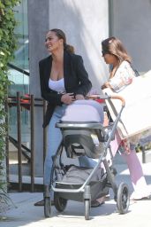 Chrissy Teigen - Shopping on Melrose Place in West Hollywood 07/08/2023