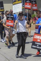 Clea DuVall - Supporting the SAG Strike at Paramount in Hollywood 07/25/2023