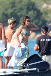 Elisabetta Canalis in Sardinia 07/15/2023