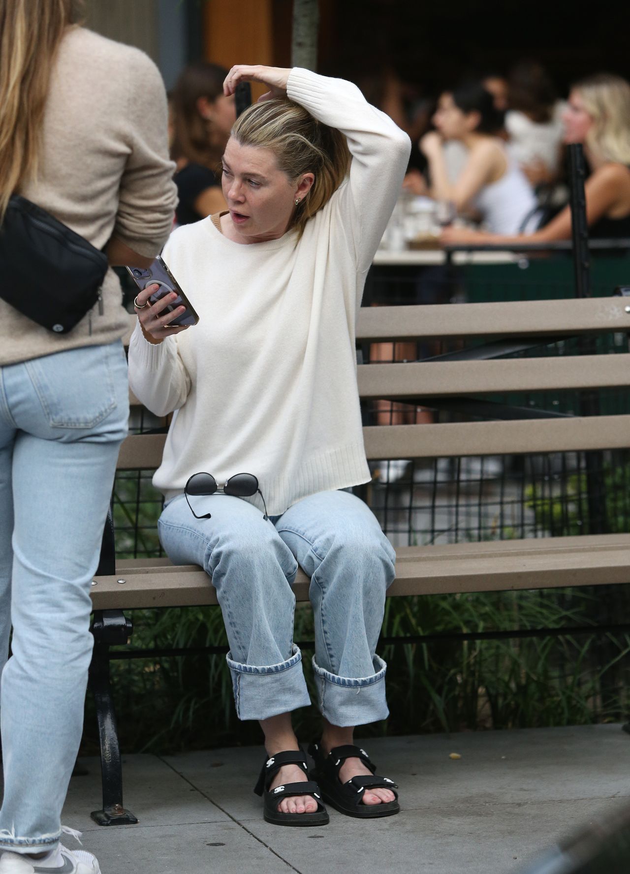 Ellen Pompeo at Bar Pitti in New York 06/30/2023 • CelebMafia