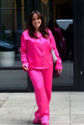 Ellie Leach Arrives at the Sleep Over Club Barbie Event in Manchester 07/27/2023