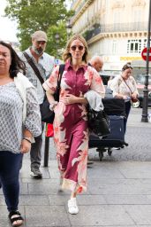 Emily Blunt at Gare du Nord Station in Paris 07/12/2023