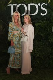 Emma Roberts and Nicky Hilton at Tod’s Hamptons Dinner 07/26/2023