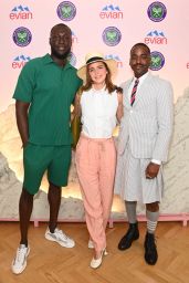 Emma Watson - Evian VIP Suite at the Wimbledon Championships in London 07/16/2023