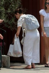 Emmy Rossum at Country Mart in Brentwood 07/30/2023