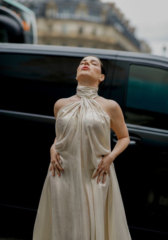 Gessica Kayane – Arriving at Stephane Rolland Show at Paris Fashion Week 07/04/2023