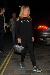 Goldie Hawn and Kurt Russell at the Chiltern Firehouse in London 07/02/2023