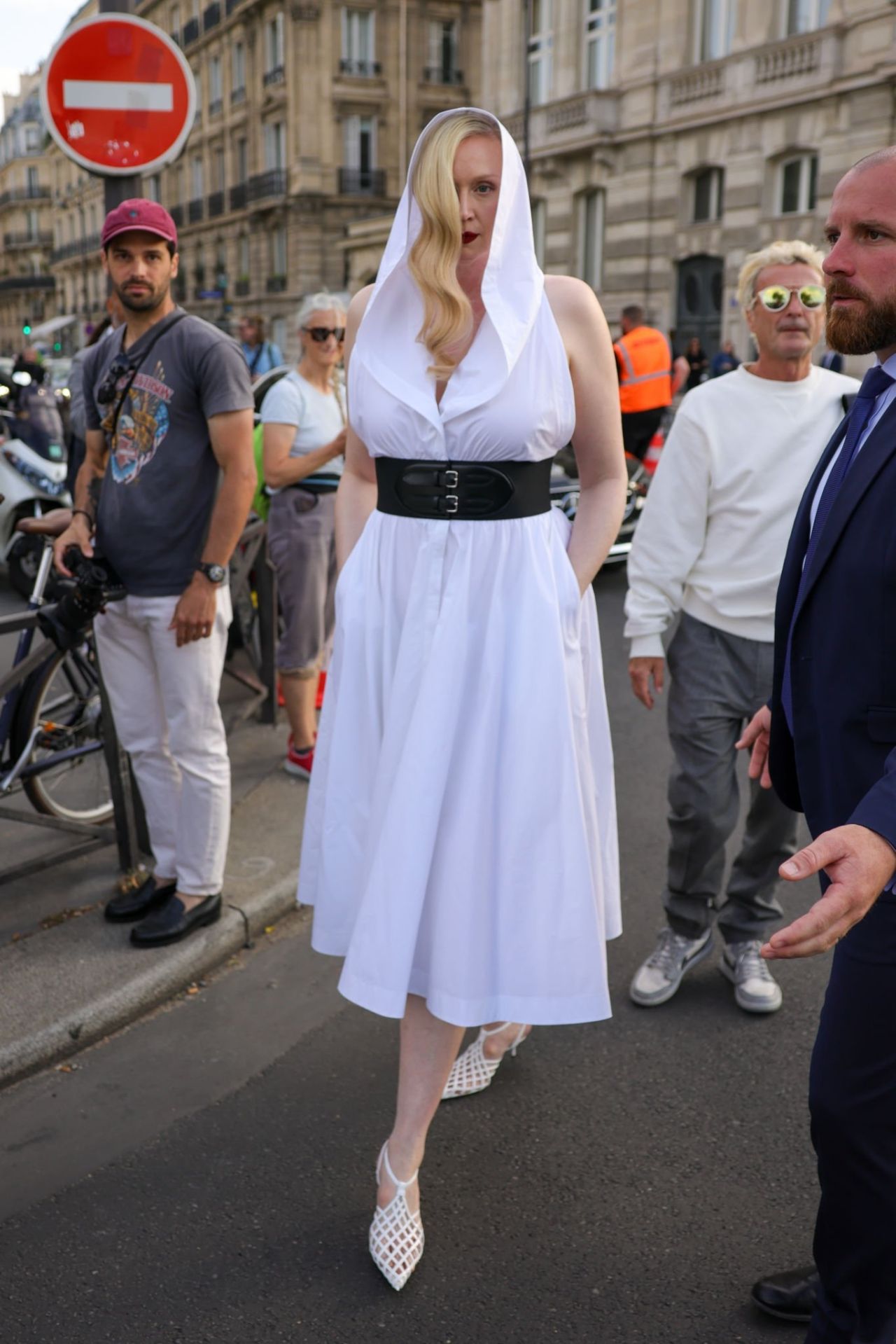 Gwendoline Christie - Arriving at the Azzedine Alaïa Show in Paris 07 ...