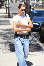 Hailey Rhode Bieber in Casual Outfit in Beverly Hills 07/27/2023