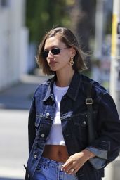 Hailey Rhode Bieber Street Style - West Hollywood 07/26/2023 • CelebMafia