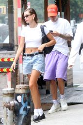 Hailey Rhode Bieber Summer Street Style - New York 07/19/2023