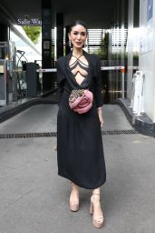 Heart Evangelista Arrives at the Viktor & Rolf Show in Paris 07/05/2023