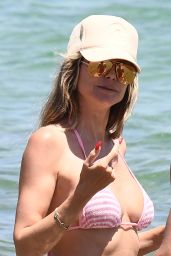 Heidi Klum in a Bikini on Vacation in Porto Cervo 07/15/2023
