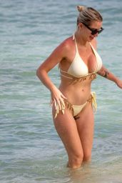 Helen Flanagan on the Beach in Barbados 07/24/2023