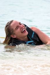 Helen Flanagan on the Beach in Barbados 07/29/2023