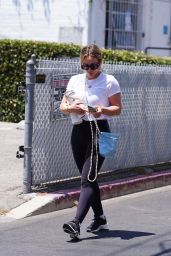 Hilary Duff - Heads to a Workout in Studio City 07/07/2023