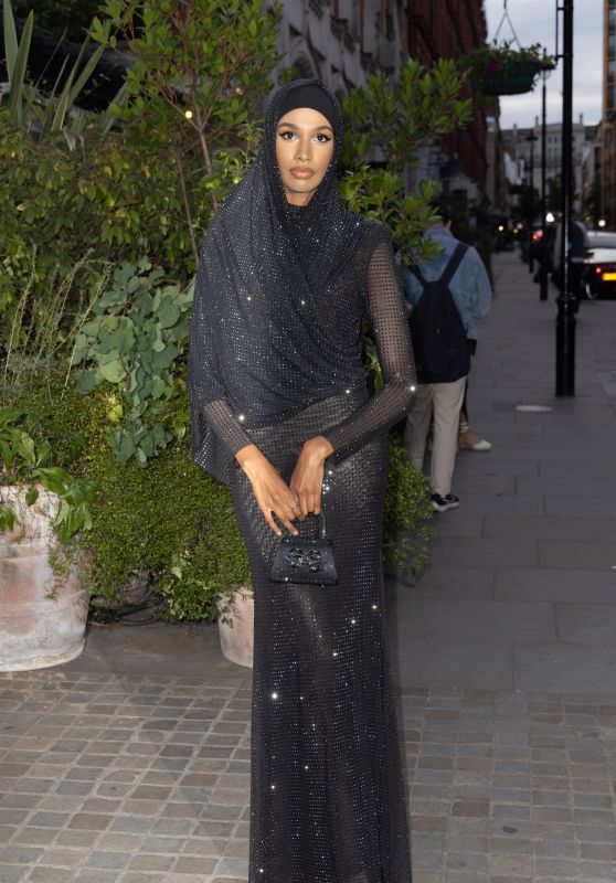Ikram Abdi-Omar – Arrives at British Vogue X Self-portrait Summer Party in London 07/13/2023