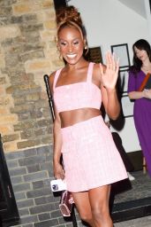 Issa Rae - Arrives at British Vogue X Self-portrait Summer Party in London 07/13/2023