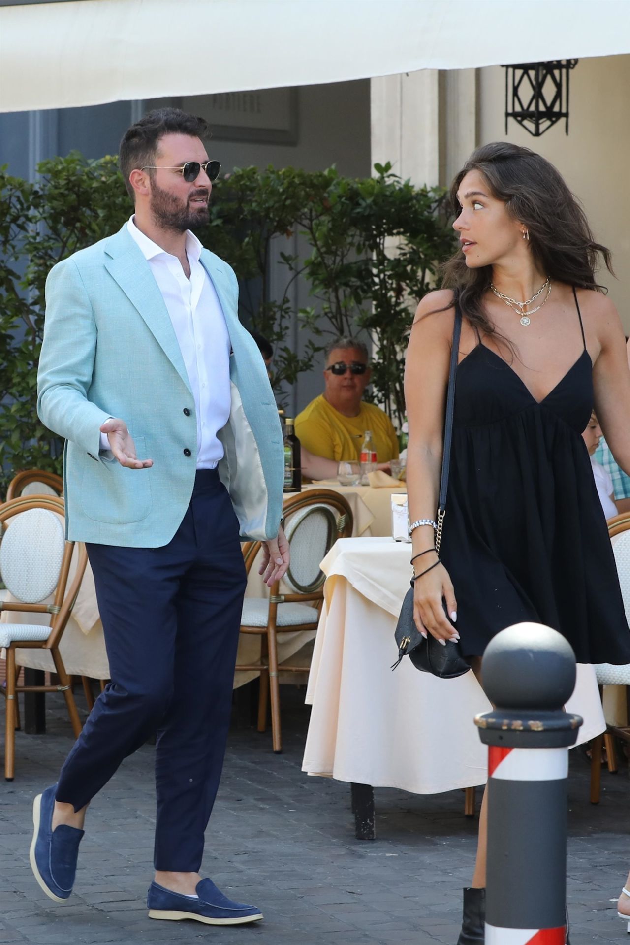 Izabel Pakzad at Bolognese Restaurant in Rome 07/05/2023 • CelebMafia