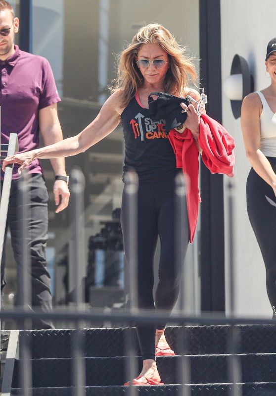Jennifer Aniston - Leaving Her a Pilates Class in LA 07/05/2023