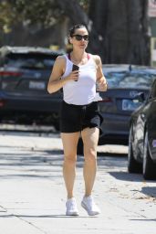 Jennifer Garner - Out For an Intense Run in Santa Monica 07/17/2023
