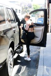 Jennifer Lopez at the Tracy Anderson Gym in Studio City 07/13/2023