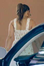 Jennifer Lopez in Floral Dress at Beverly Hills Hotel 07/28/2023