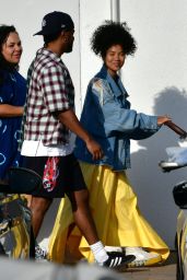 Jhené Aiko - Shopping at Fred Segal in Malibu 07/16/2023