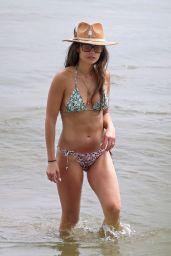 Jordana Brewster in a Floral Bikini in Santa Barbara 07/16/2023