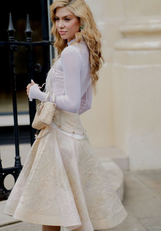 Jordanna Maia Arriving at Alexandre Vauthier Show at Paris Fashion Week 07/04/2023