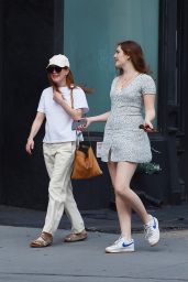 Julianne Moore With Her Daughter Liv Freundlich in NYC 07/27/2023