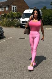 Katie Price in a Pink in Sussex 07/21/2023