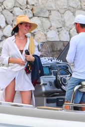 Katy Perry and Orlando Bloom at Gulf of Saint-Tropez 07/17/2023