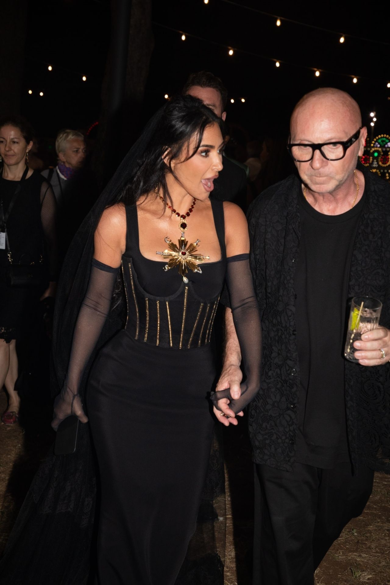 Kim Kardashian and Kris Jenner - Dolce & Gabbana's Alta Moda