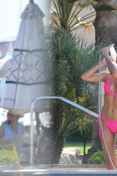 Kimberley Garner in a Bikini at the Cheval Blanc Hotel in Saint-Tropez 07/21/2023
