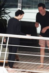 Kris Jenner - Holiday on Board Rising Sun Yacht in Amalfi 07/08/2023