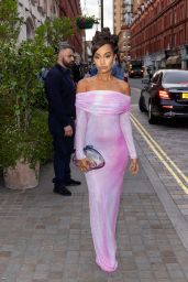 Leigh Anne Pinnock – Arrives at British Vogue X Self-portrait Summer Party in London 07/13/2023