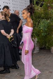 Leigh Anne Pinnock – Arrives at British Vogue X Self-portrait Summer Party in London 07/13/2023