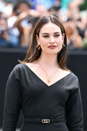 Lily James - Fendi Haute Couture Fall/Winter 2023/2024 Show at Paris Fashion Week 07/06/2023