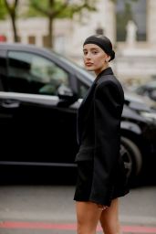 Livia Nunes Marques Arriving at Alexandre Vauthier Show at Paris Fashion Week 07/04/2023