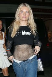 Lottie Moss at the Chiltern Firehouse in London 06/29/2023