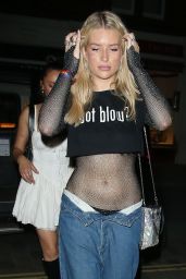 Lottie Moss at the Chiltern Firehouse in London 06/29/2023
