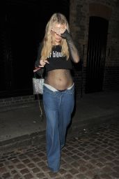 Lottie Moss at the Chiltern Firehouse in London 06/29/2023