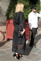 Lucie De La Falaise Leaving Her Hotel in Paris 07/02/2023