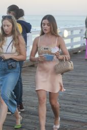 Lucy Hale – Miu Miu Summer Club Beach Party at the Malibu Pier 07/26/2023