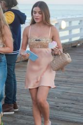 Lucy Hale – Miu Miu Summer Club Beach Party at the Malibu Pier 07/26/2023