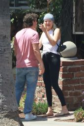 Malin Åkerman and Her Husband at Alcove Restaurant in Los Feliz 07/04/2023